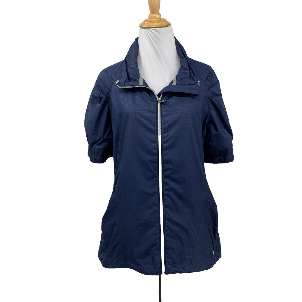 Sunice Jacket Women M Medium Brooklin Wind Short Sleeve Windbreaker Breathable